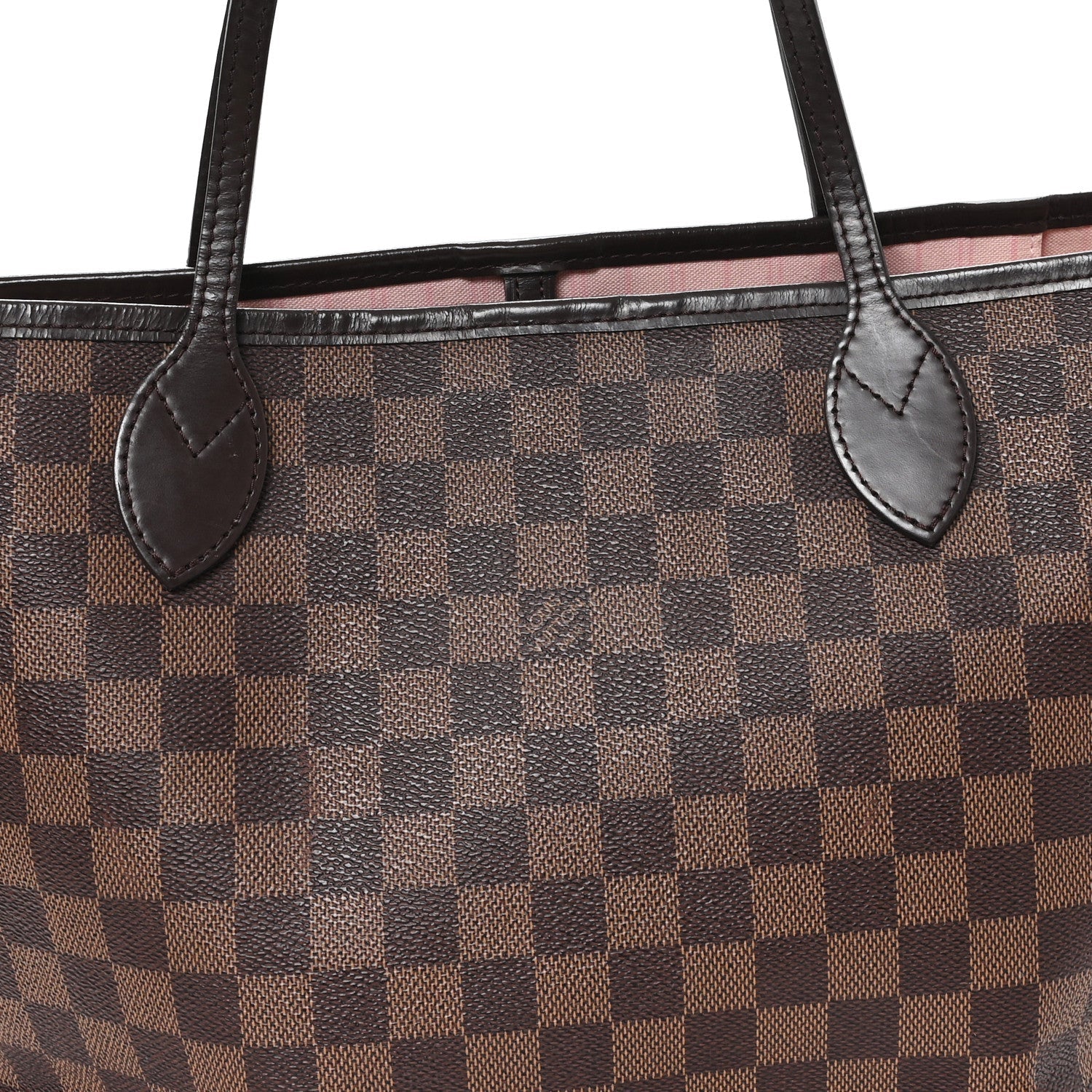 Damier Ebene Neo Neverfull MM Rose Ballerine Rose Ballerine