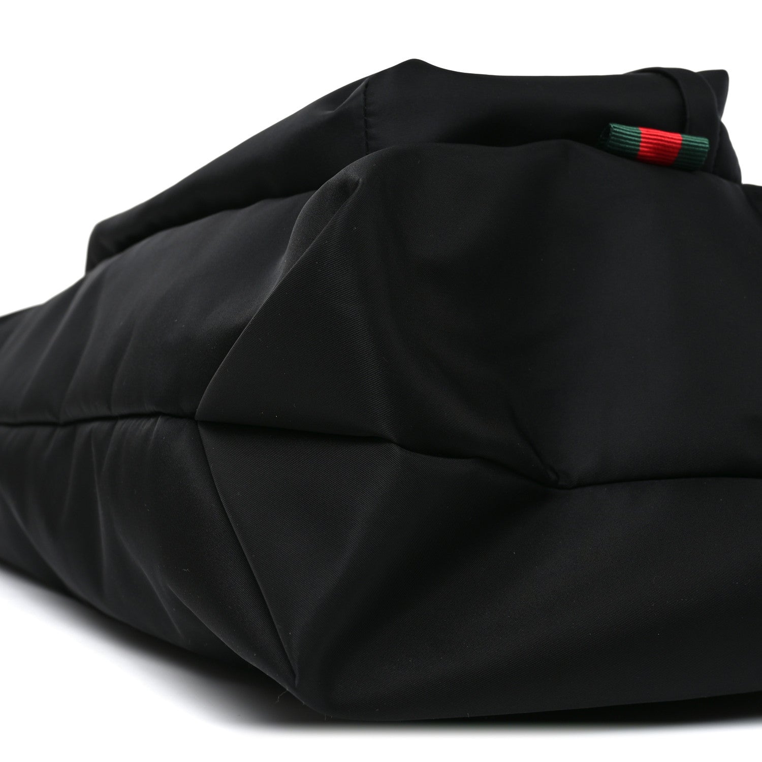 Nylon Logo Tote Black