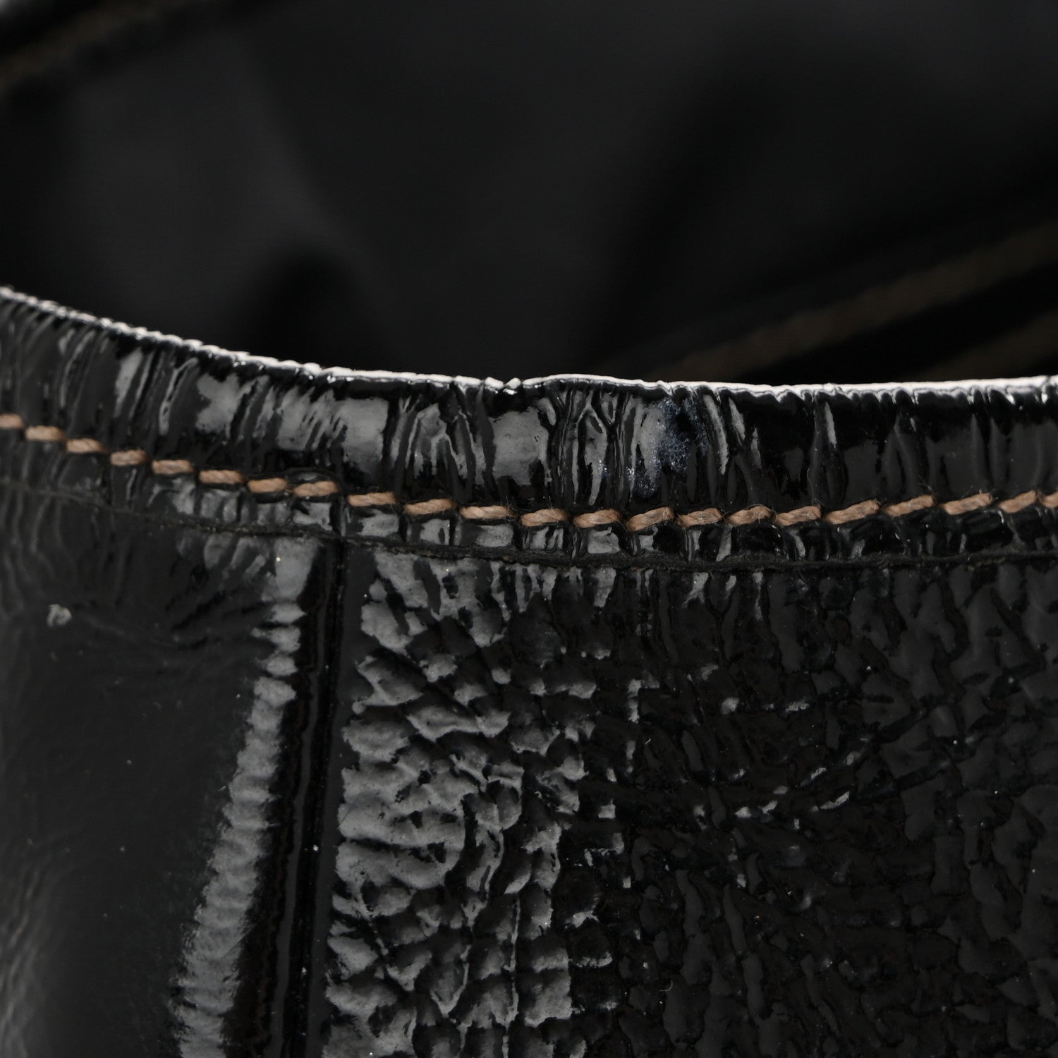 Patent Medium Pelham Shoulder Bag Black