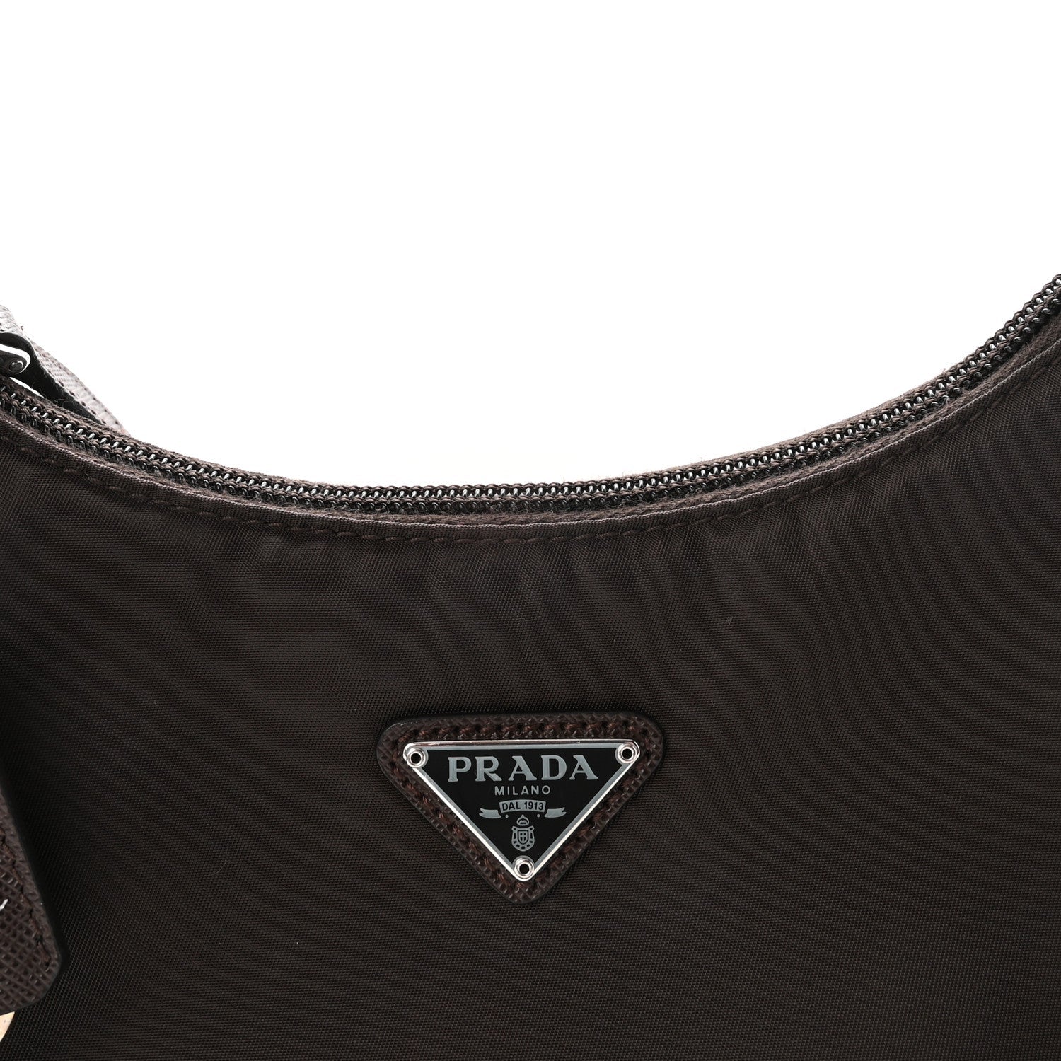 Tessuto Nylon Mini Re-Edition 2000 Bag Caffe