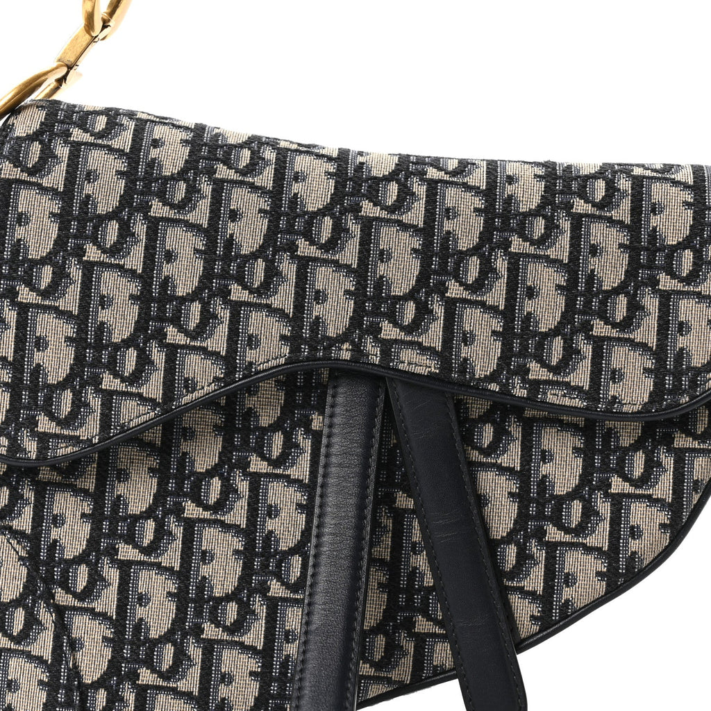 Oblique Saddle Bag Blue