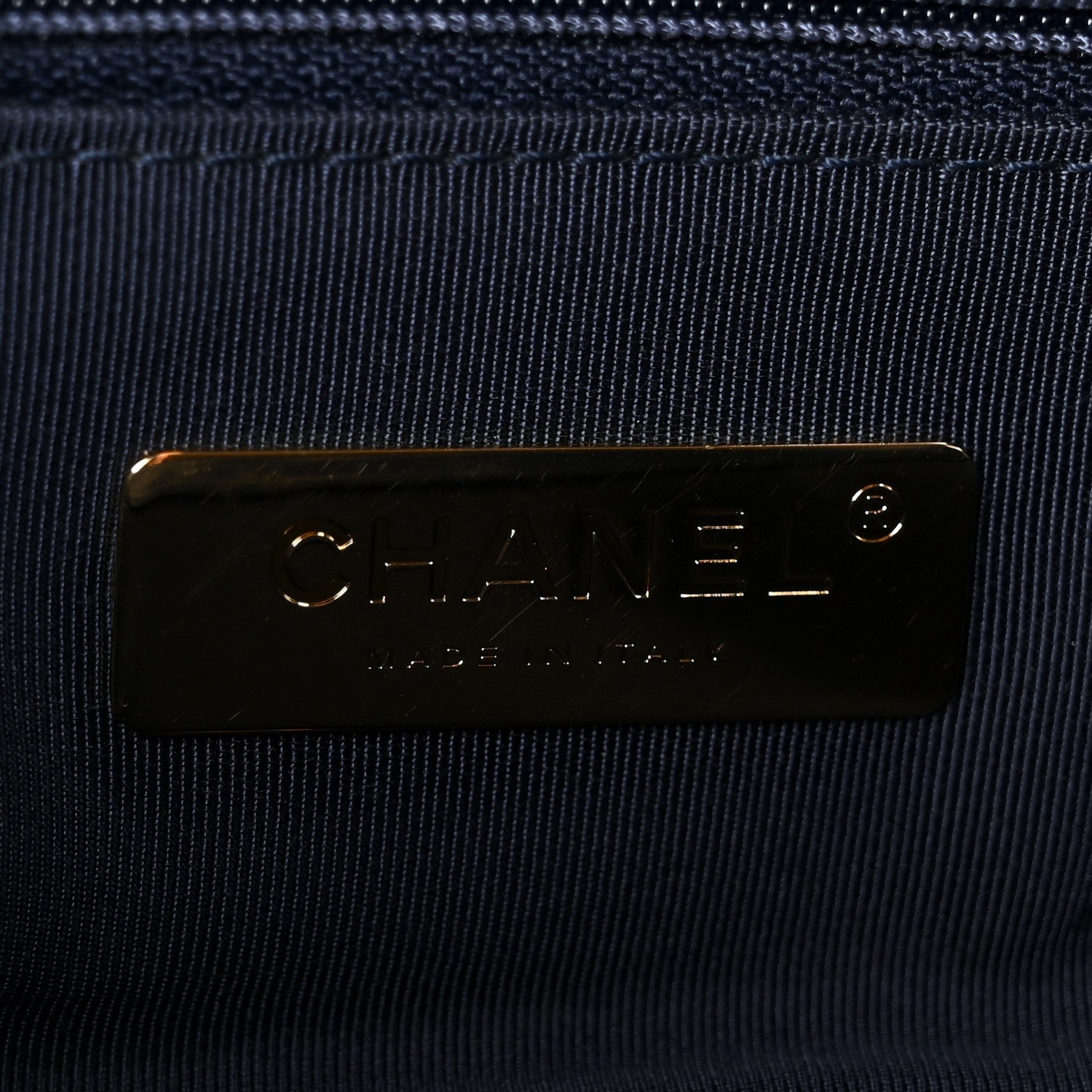 Goatskin Quilted Maxi Chanel 19 Flap Navy Blue