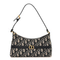 Oblique 30 Montaigne Mini Hobo Bag Blue