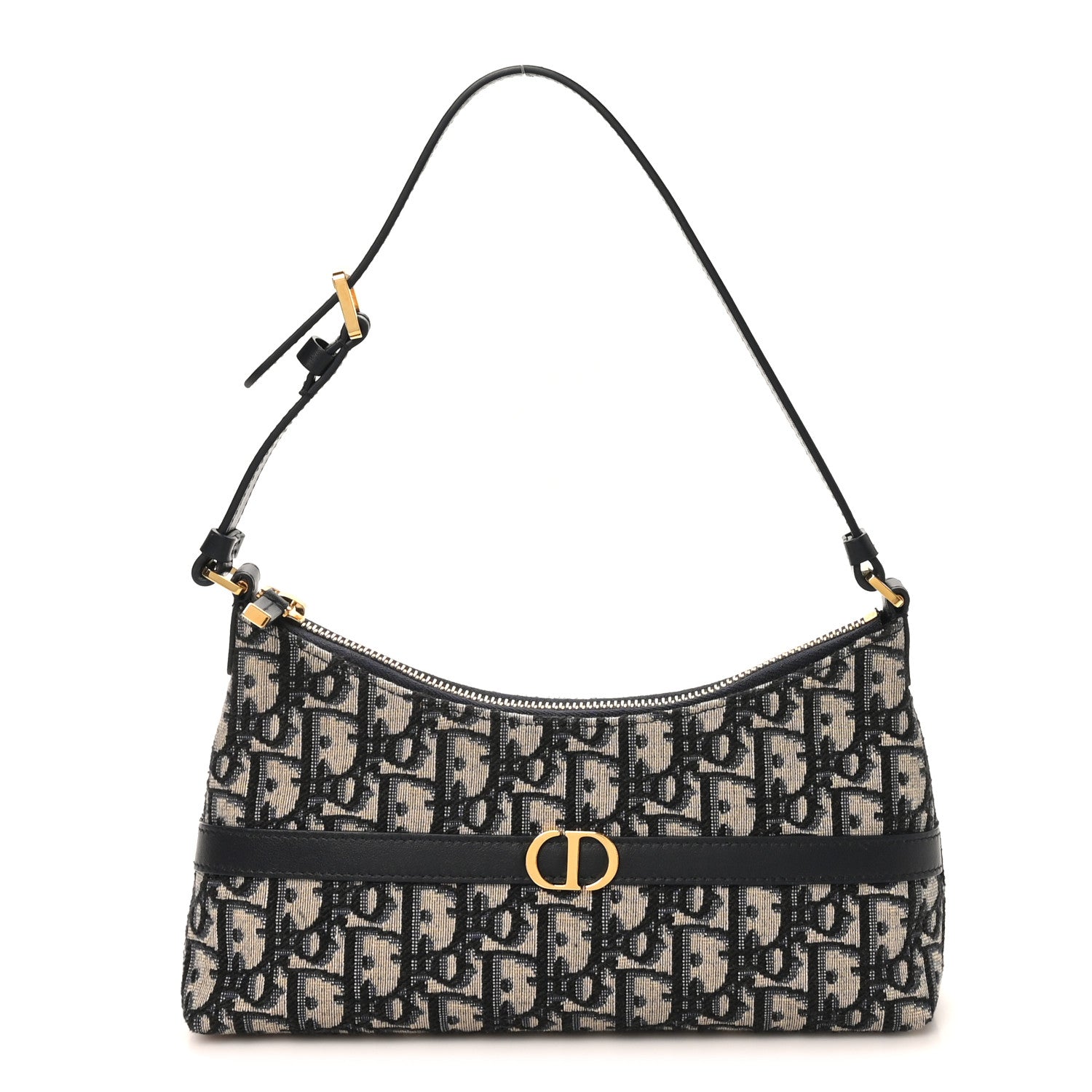 Oblique 30 Montaigne Mini Hobo Bag Blue
