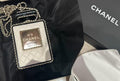 Chanel 22S limited edition White Quilted Leather Perfume Bottle Minaudiere Gold Hardware