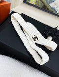 Chanel 22A CC White Belt