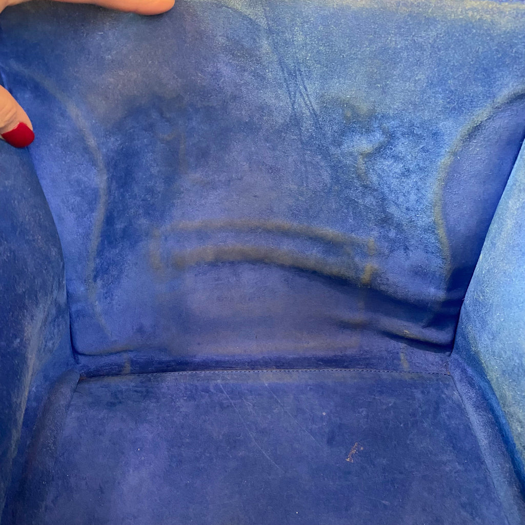 CELINE Phantom Leather Tote Shoulder Bag Blue