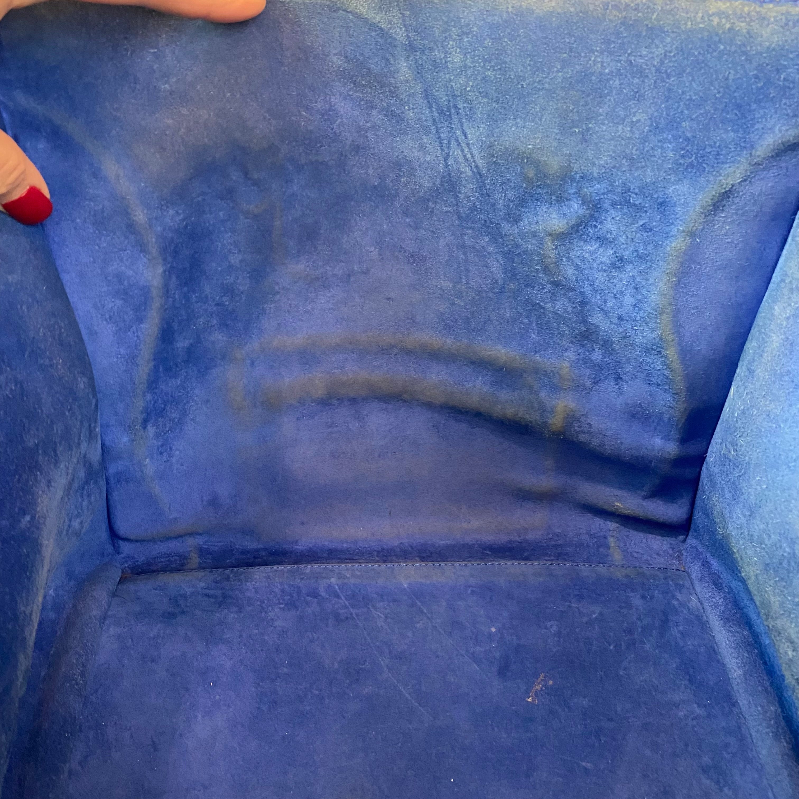 CELINE Phantom Leather Tote Shoulder Bag Blue