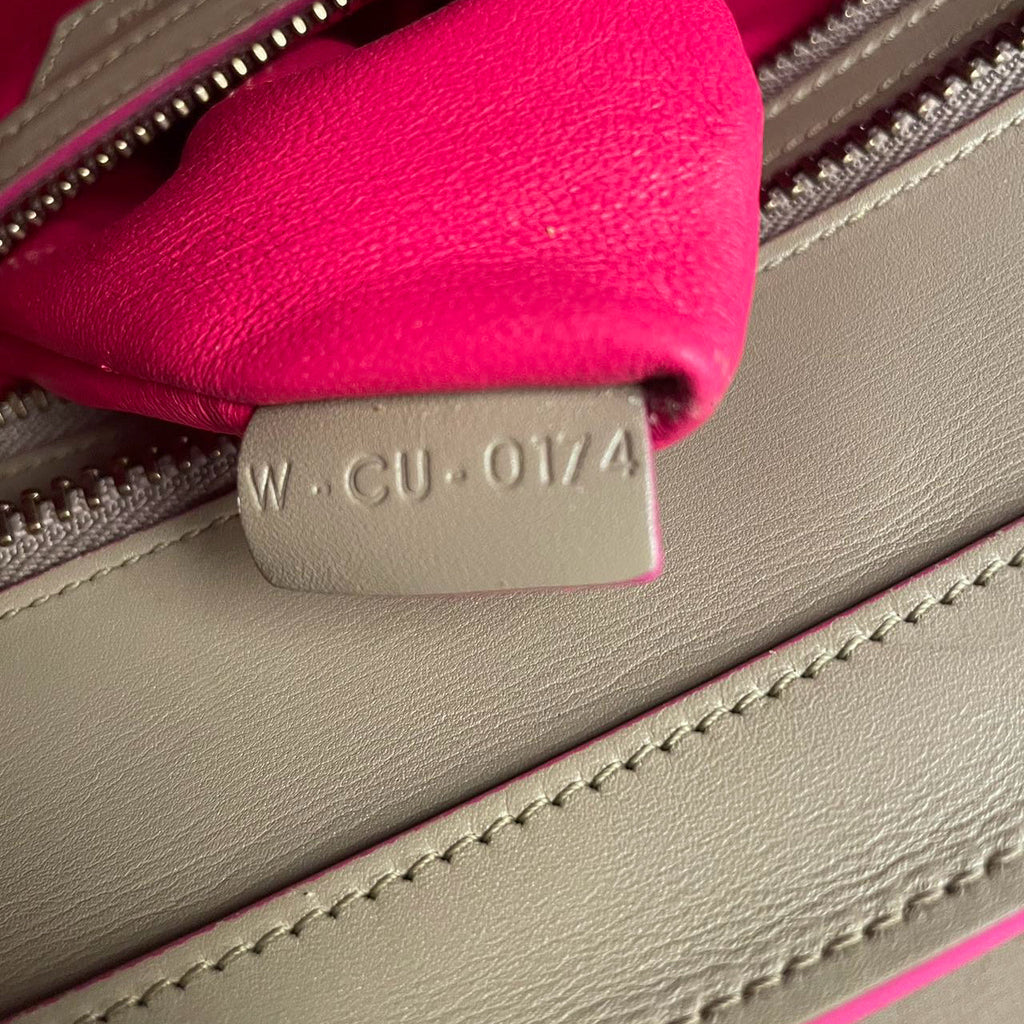 CELINE Calfskin Mini Luggage in Beige