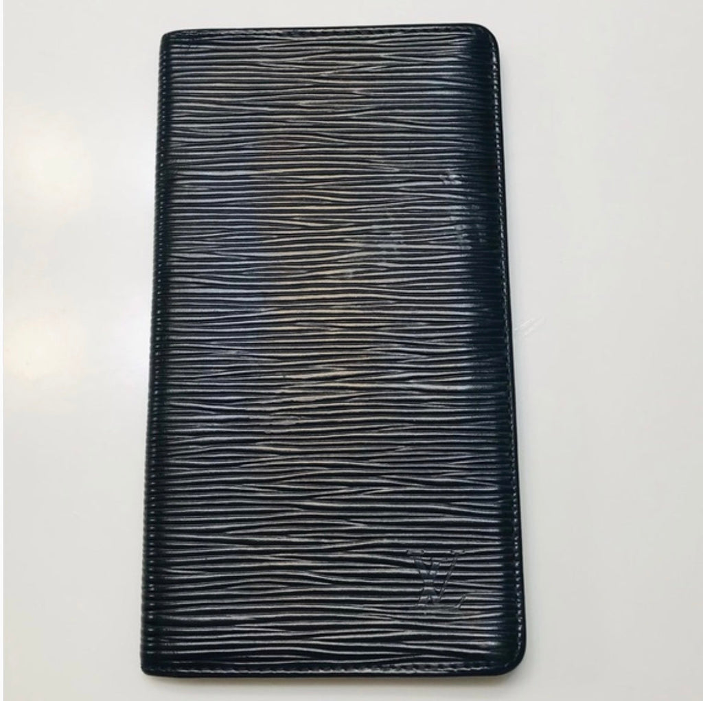 LOUIS VUITTON Epi Wallet Black