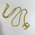 Chanel 1995 Vintage Barbie Yellow Dangle Belt