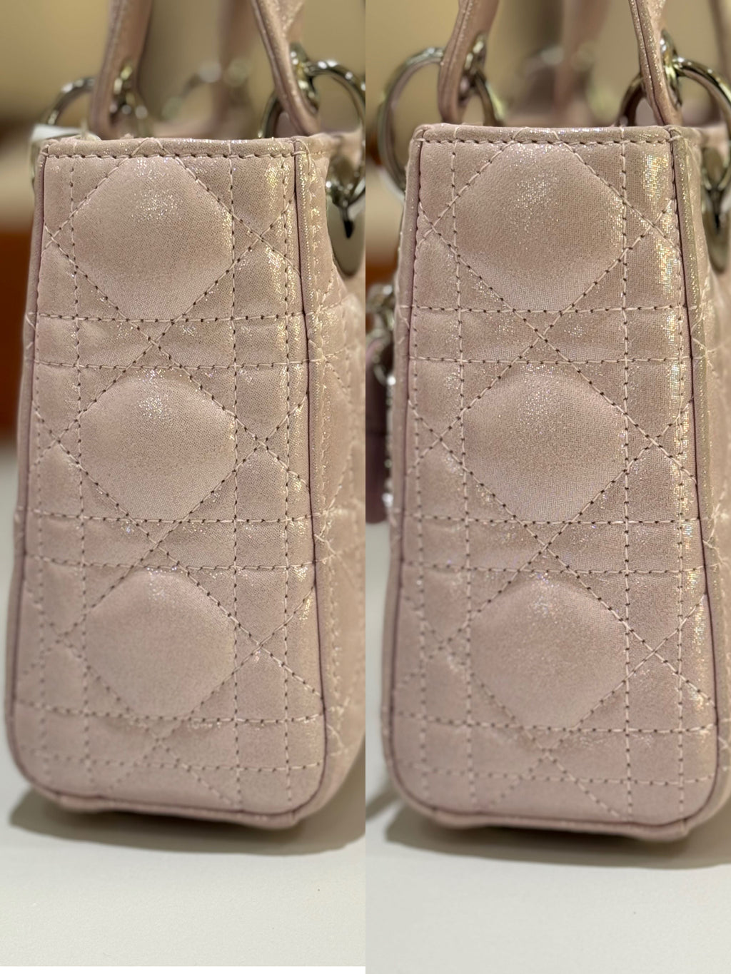 DIOR MINI LADY DIOR BAG PINK