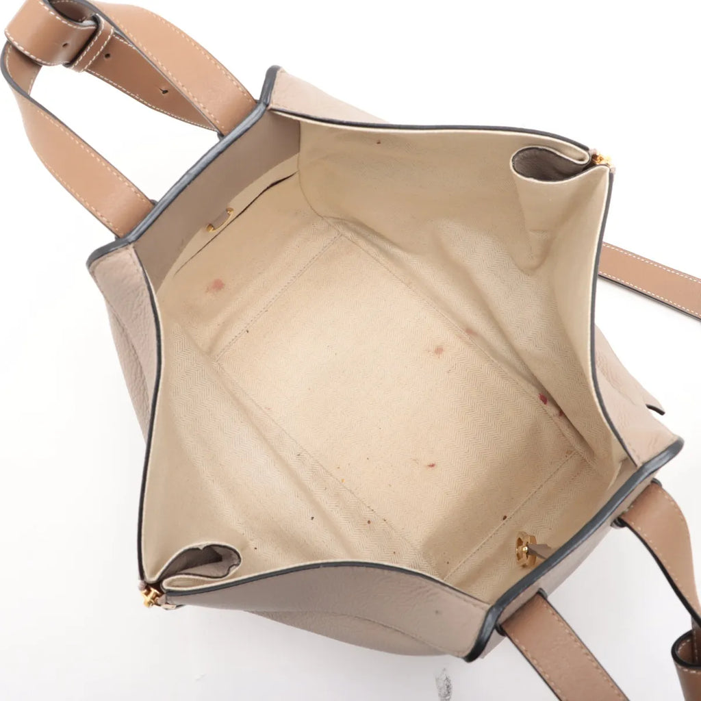 Loewe Hammock Small Leather Two-Way Shoulder Bag Brown