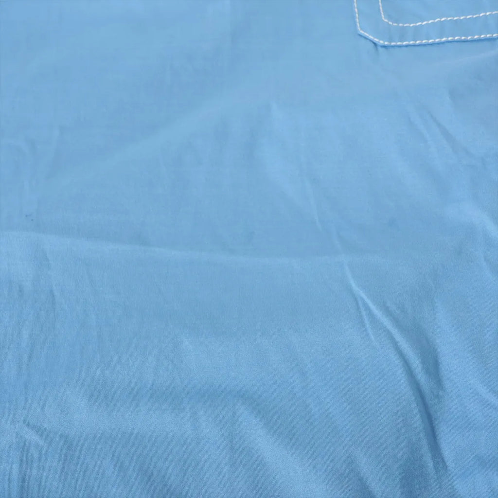 Prada Cotton Polo Shirt Blue