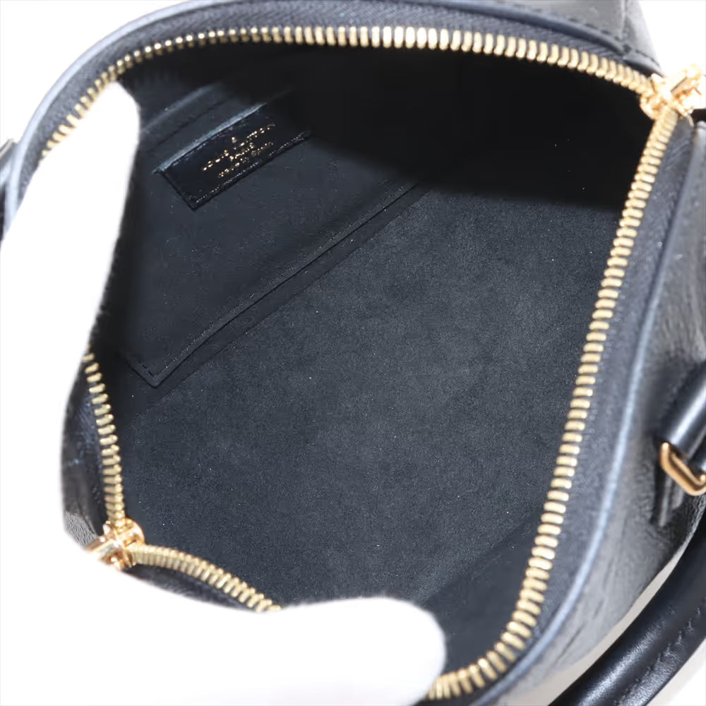 Louis Vuitton Monogram Empreinte Speedy Bandouliere 20 Black