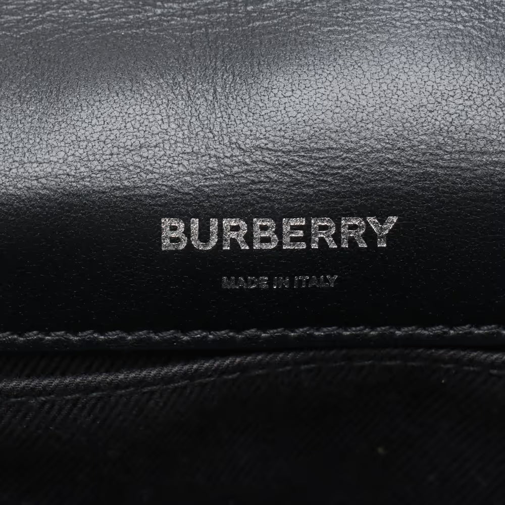 Burberry TB Lola Leather Chain Shoulder Bag Black