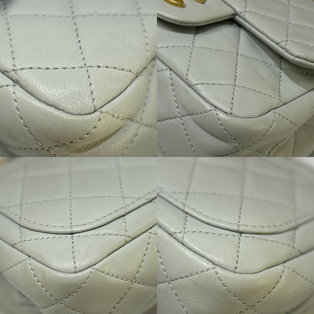 CHANEL PEARL CRUSH MINI SQUARE FLAP BAG LAMBSKIN (MICROCHIP)