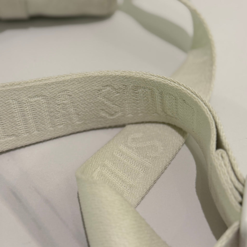 Louis Vuitton Keepall 25 White Embossed Monogram Top Handle Shoulder Bag