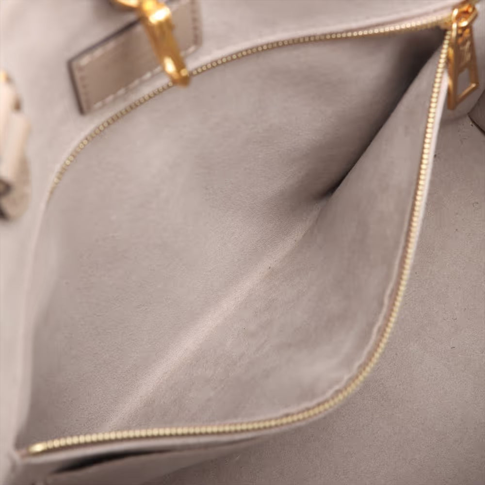 Louis Vuitton Bicolor Monogram Giant On the Go MM Dove x Cream