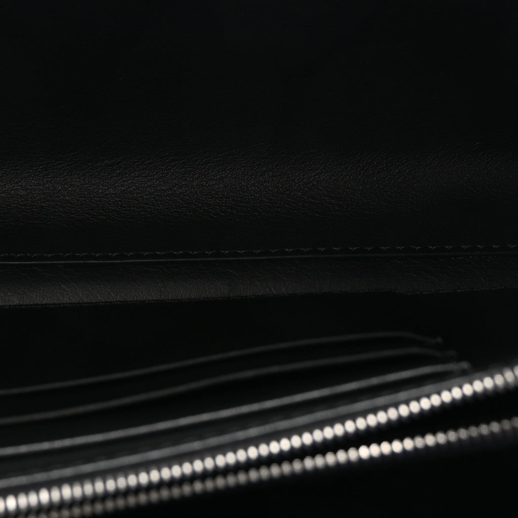 Matte Aluminum Personal Cross-Body Bag Black
