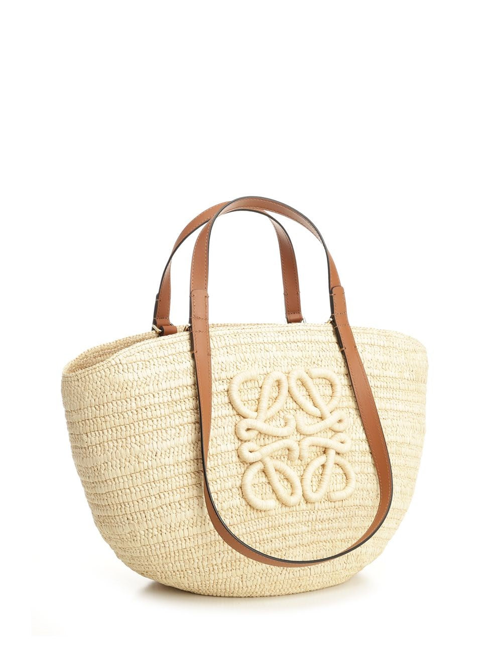Loewe Paula's Ibiza Women Eclipse Medium Basket Bag In Raffia