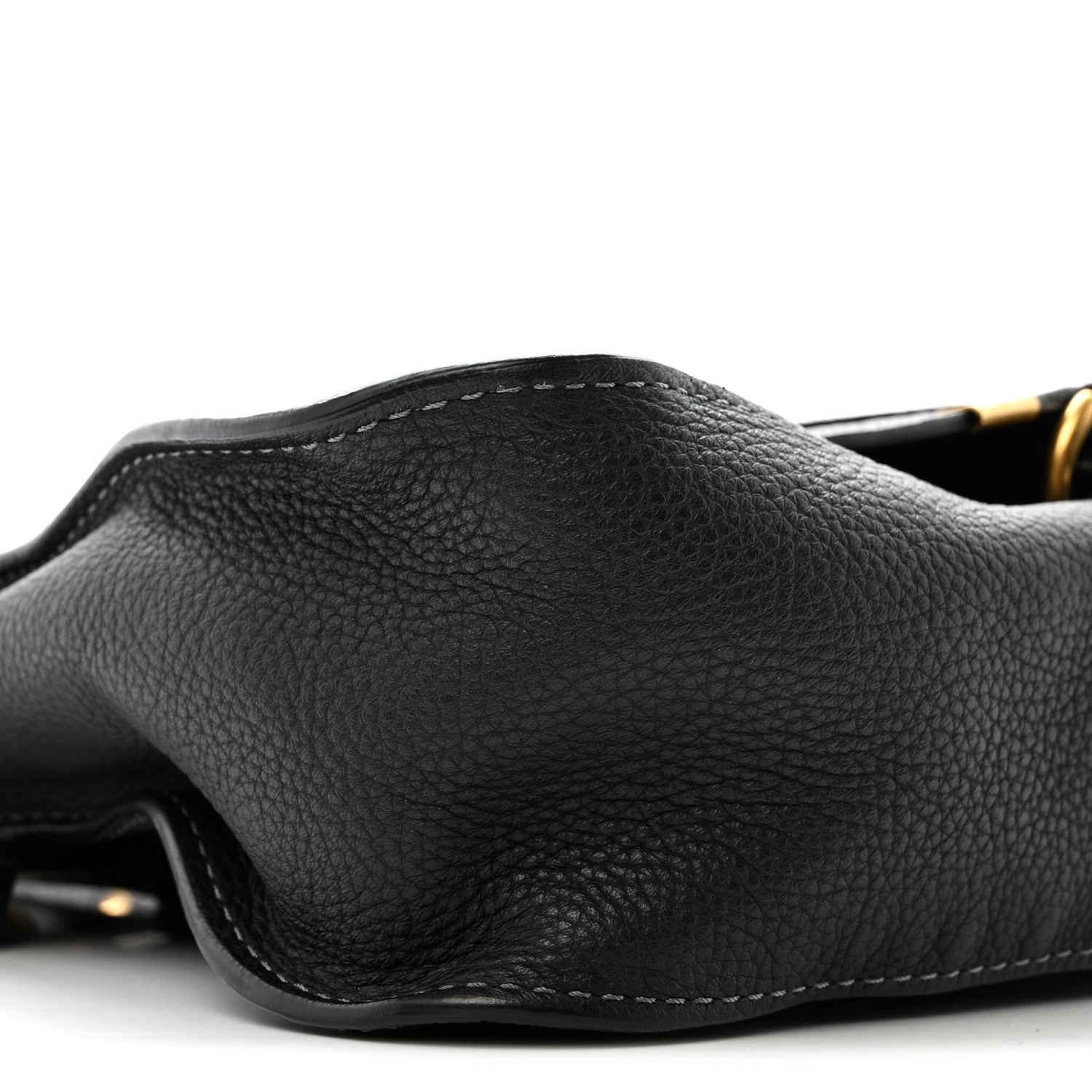 Calfskin Medium Marcie Satchel Black