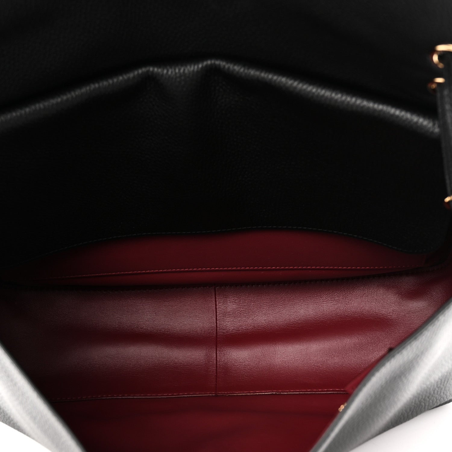 Grained Calfskin Souplissimo Maxi Flap Black
