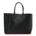 Calfskin Spikes East West Cabata Tote Black