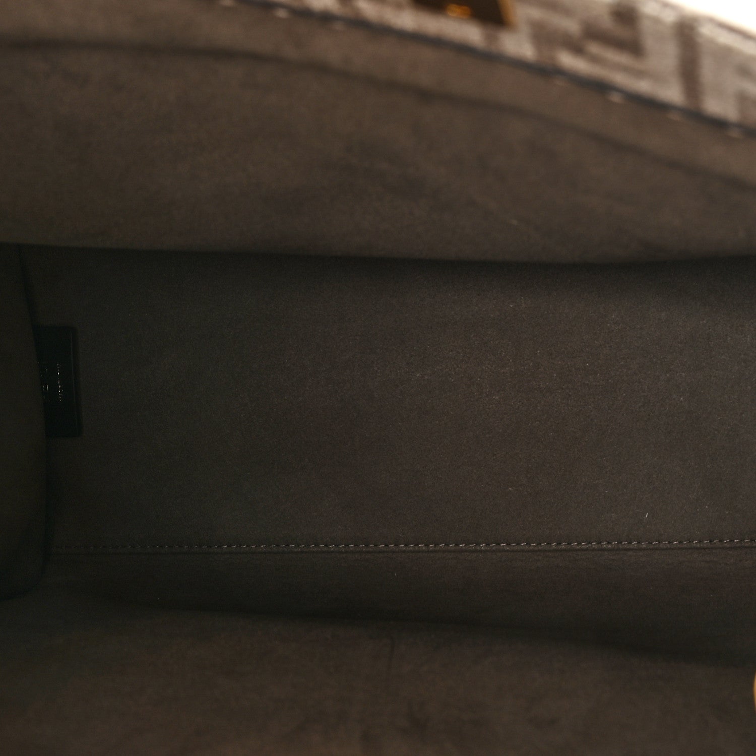 Chenille Vitello Cher FF Medium Fendi Sunshine Shopper Tote Tortora