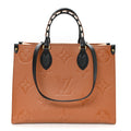 Empreinte Monogram Giant Wild At Heart Onthego MM Caramel