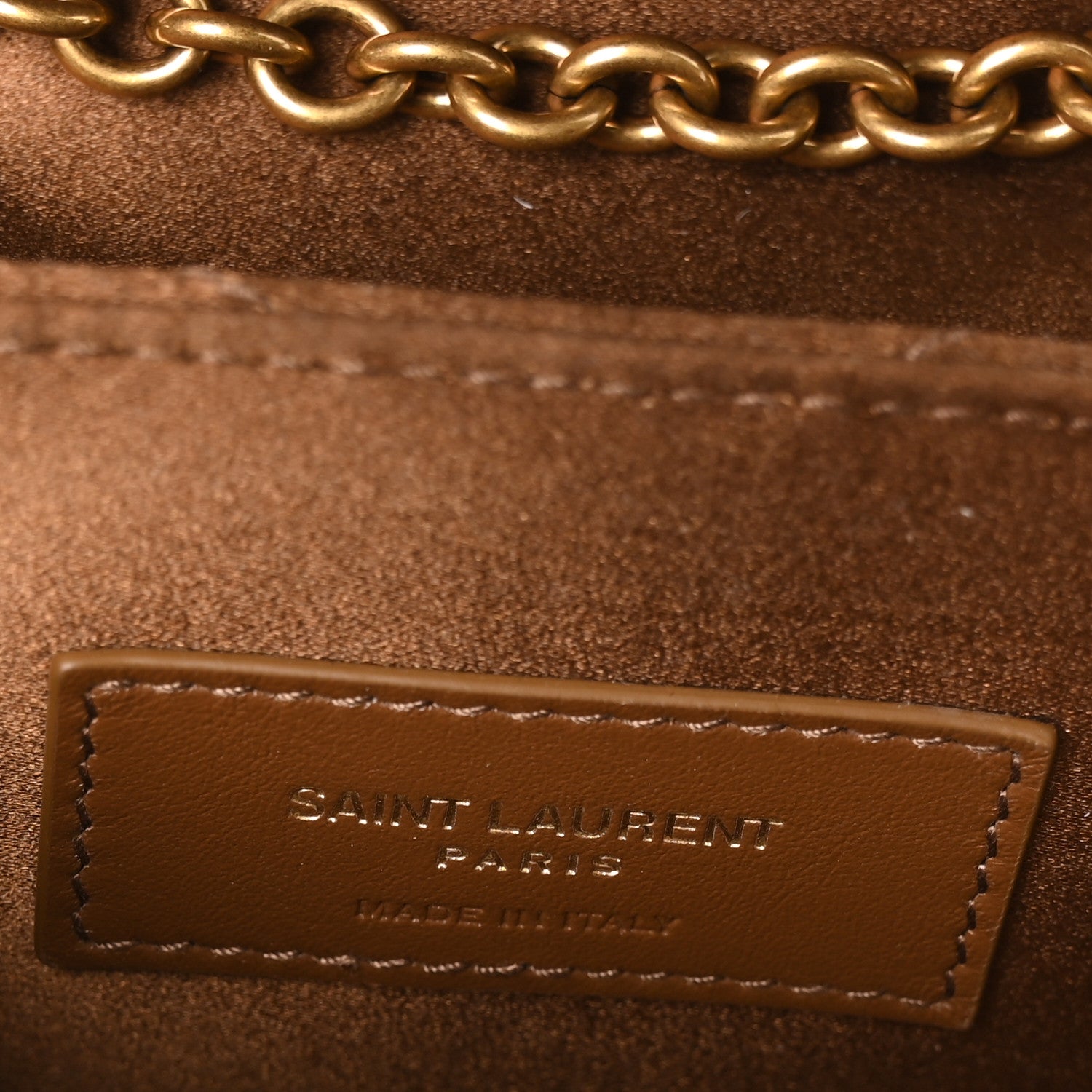Satin Matelasse Monogram Micro June Box Bag Bitter Cocoa