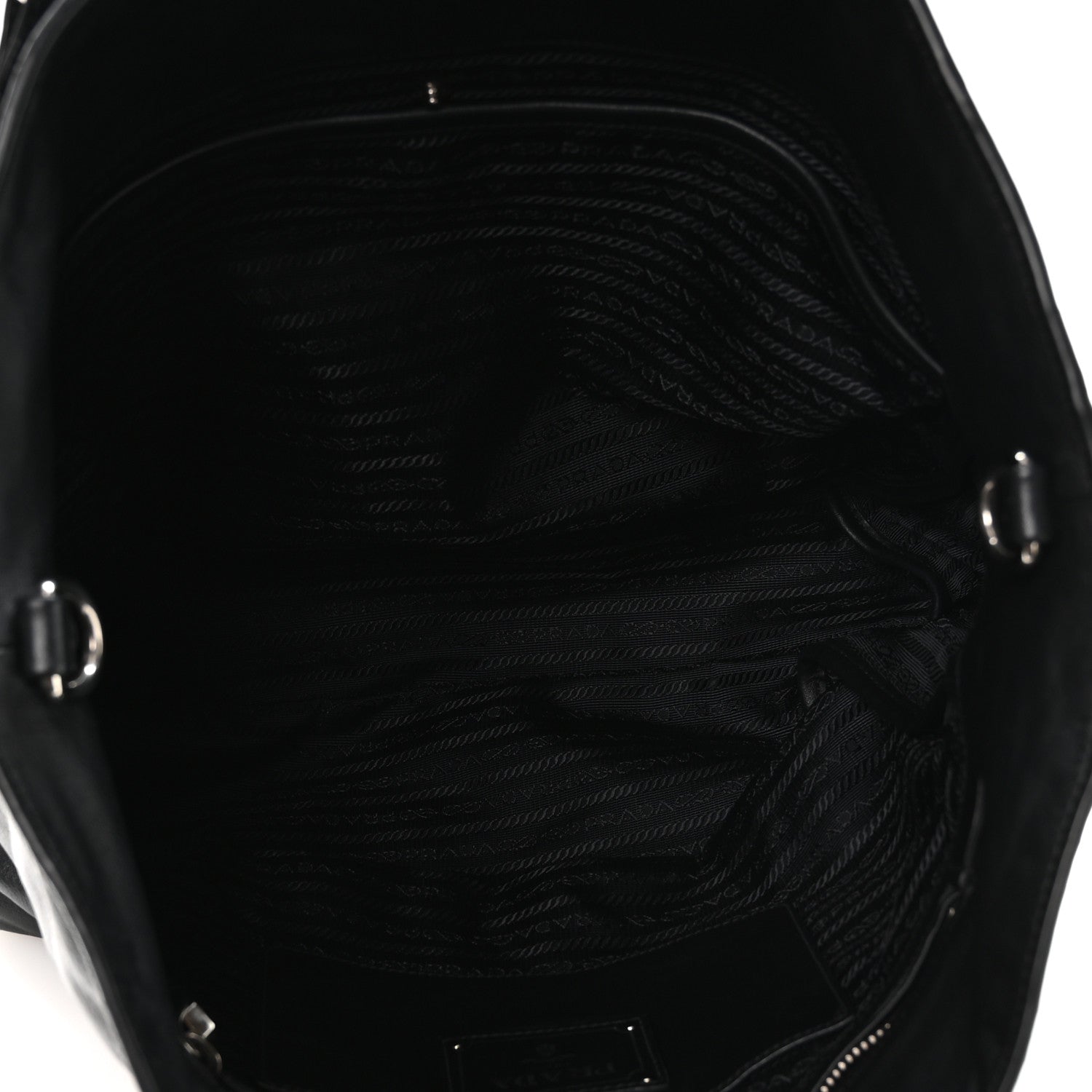 Soft Calf Shopping Tote Black