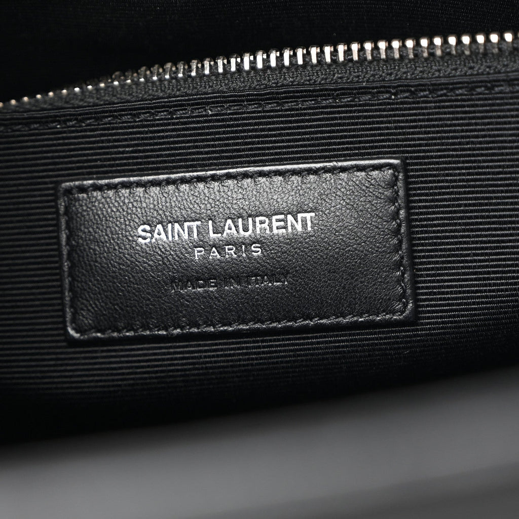 Grained Calfskin Large Sac De Jour Carryall Black