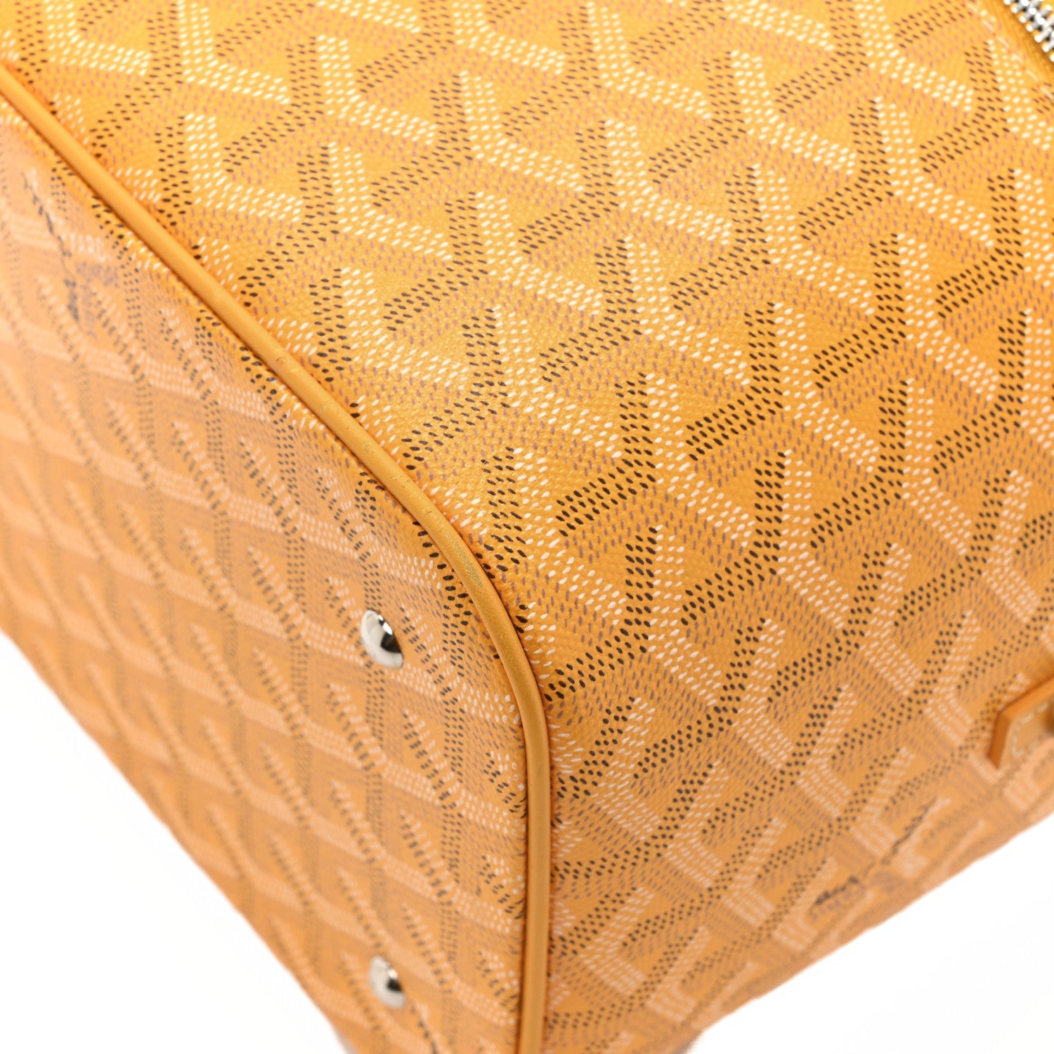 Goyardine Muse Vanity Case Yellow