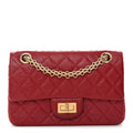 Aged Calfskin Quilted 2.55 Reissue Mini Flap Red