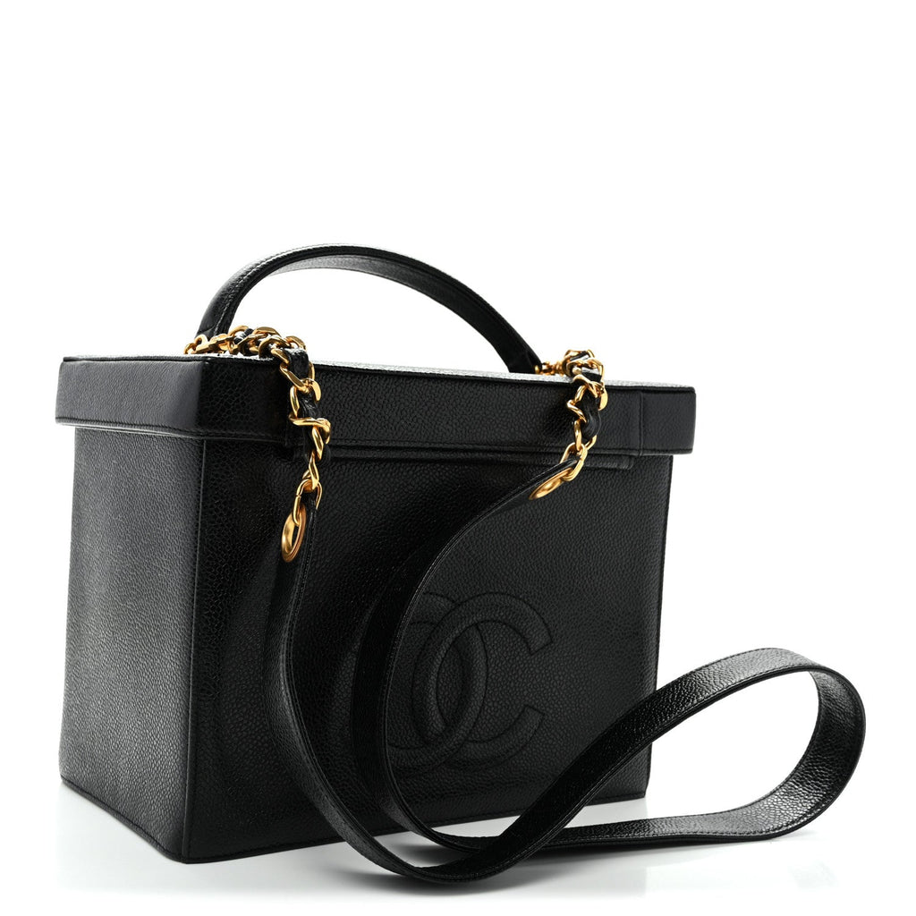 Caviar Vanity Train Case Black