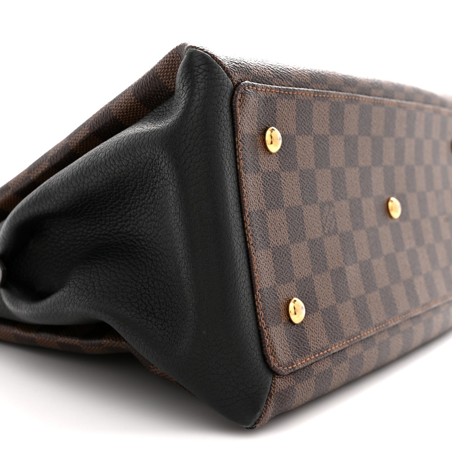 Cuir Taurillon Damier Ebene Normandy Black