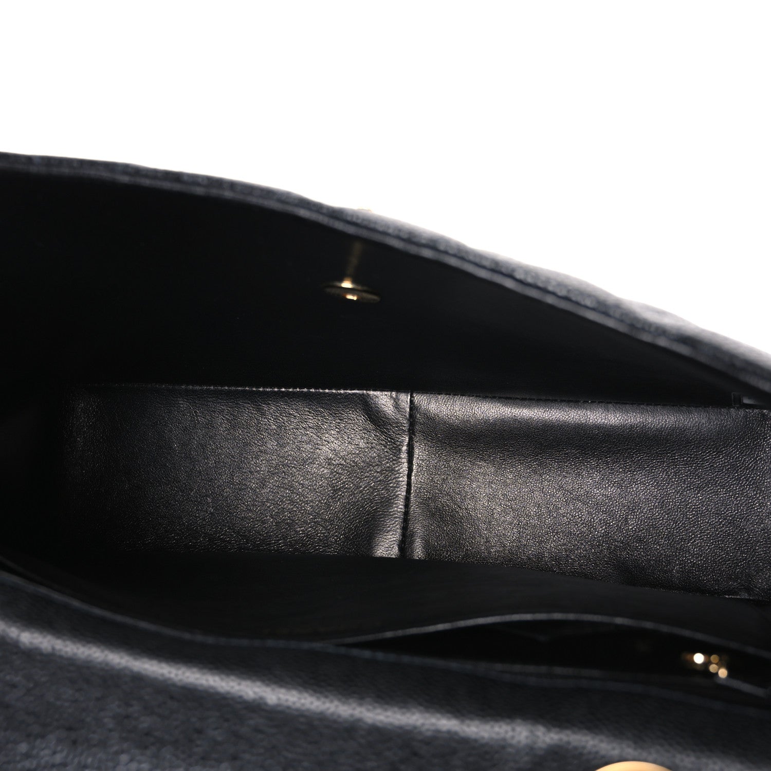 Caviar Jumbo Single Flap Black
