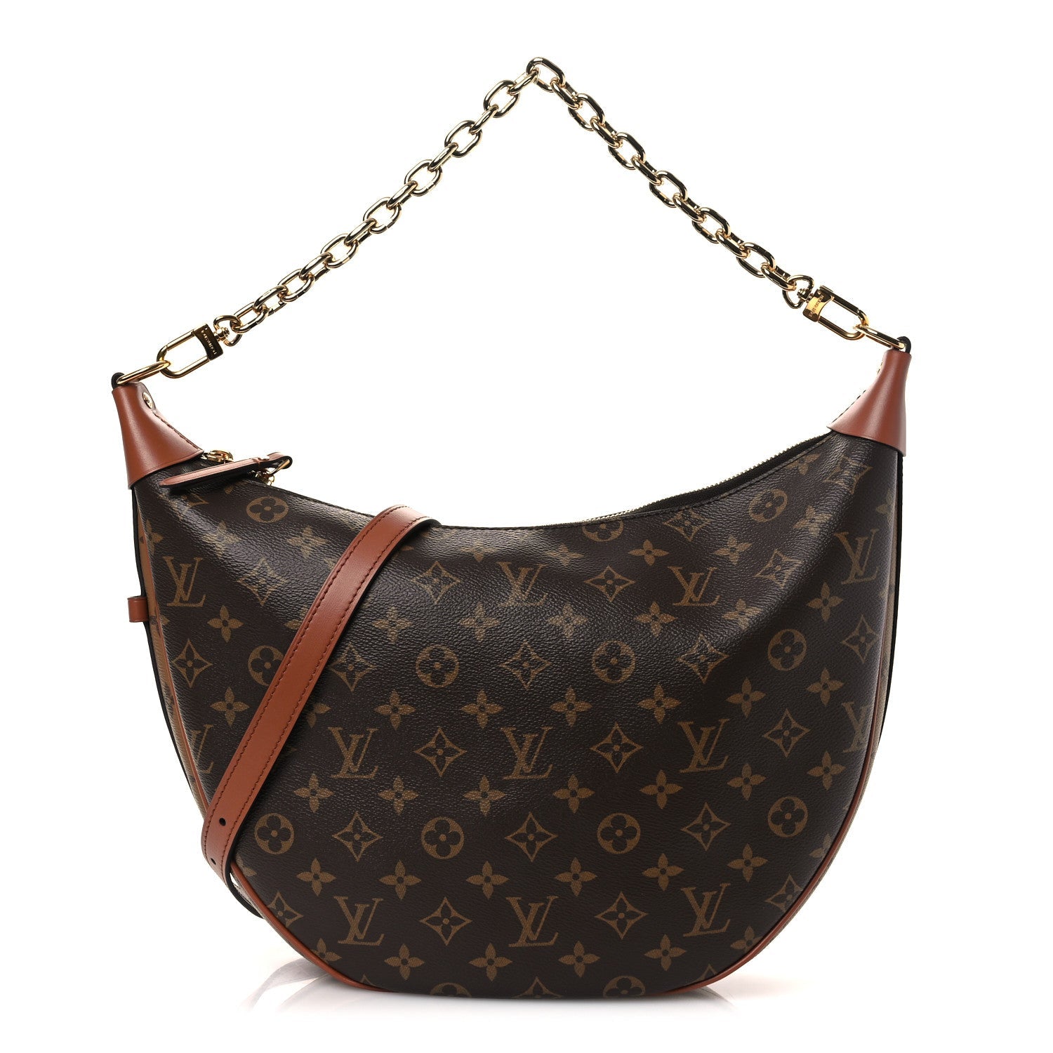 Reverse Monogram Loop Hobo