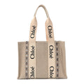 Cotton Medium Woody Ribbon Tote Slate Green