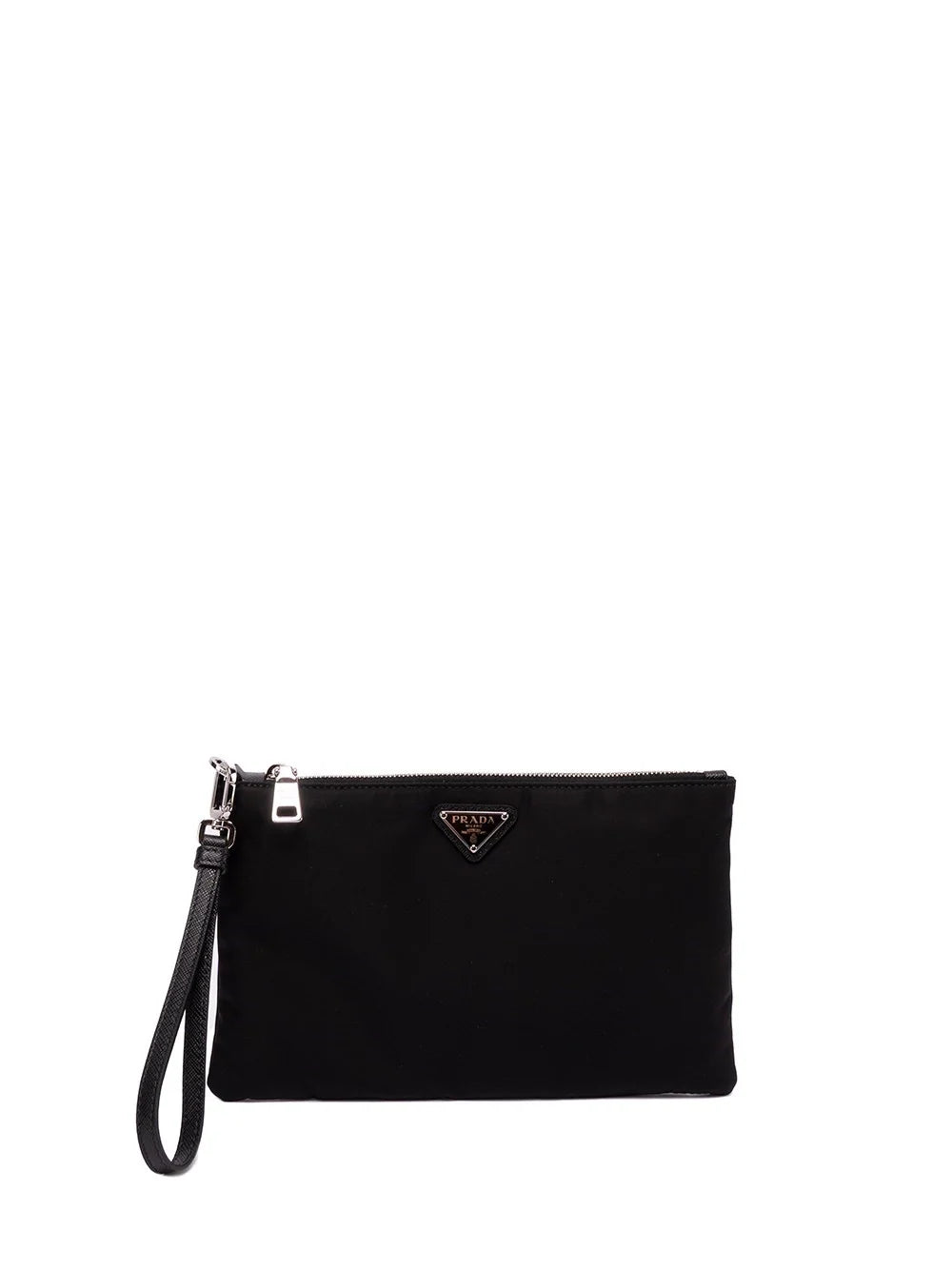 Prada Men Re-Nylon And Saffiano Leather Pouch
