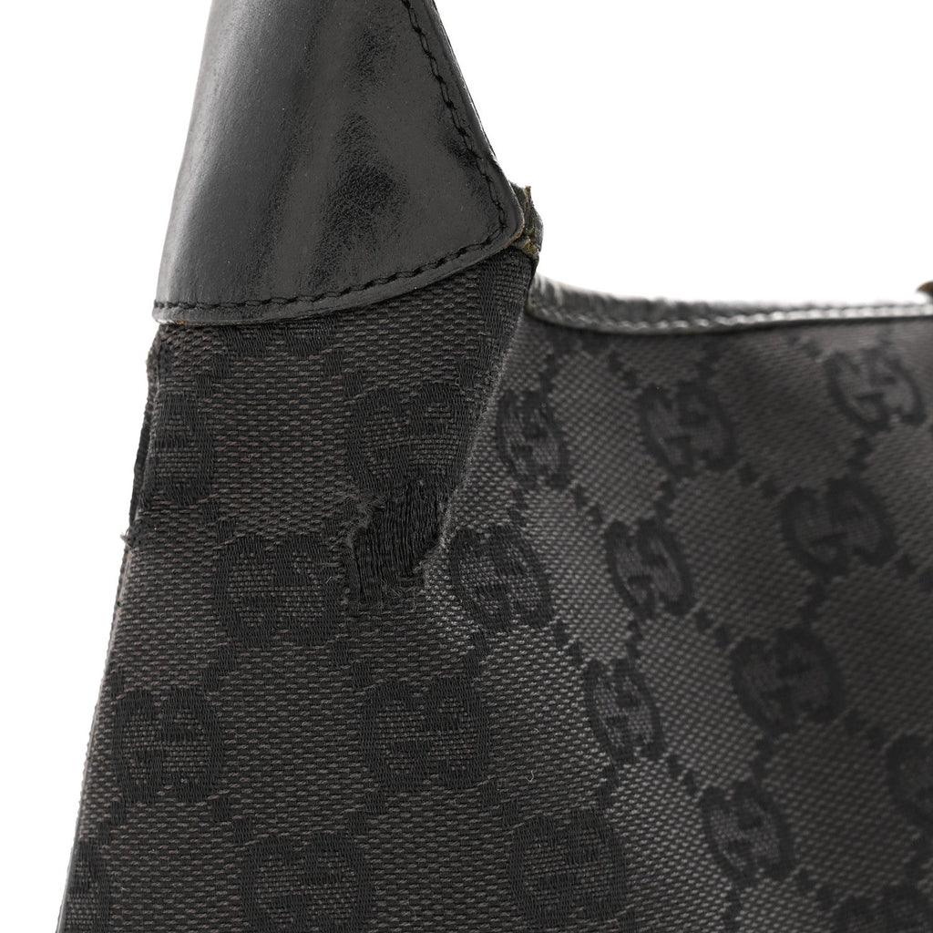 Monogram Jackie O Chain Hobo Black