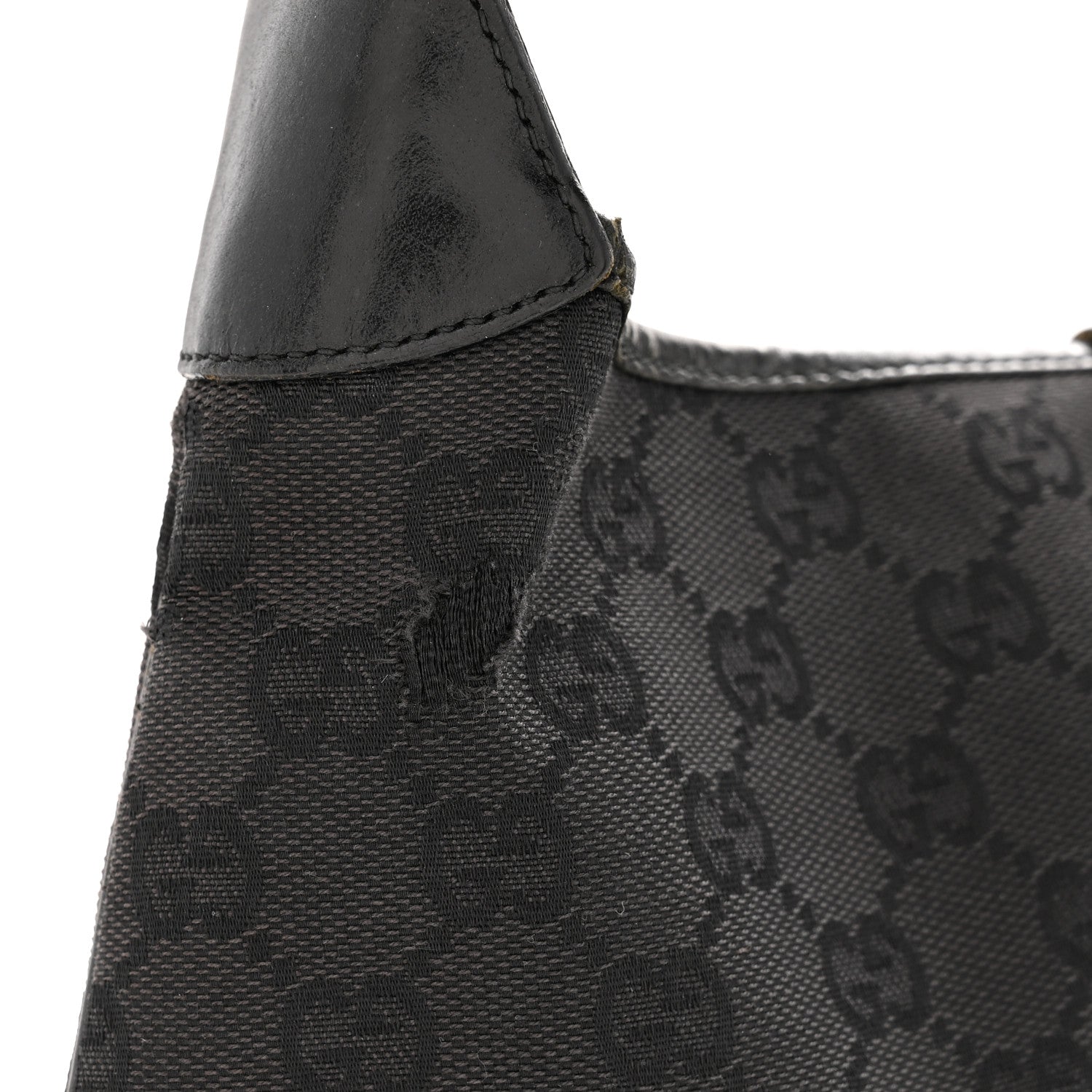 Monogram Jackie O Chain Hobo Black