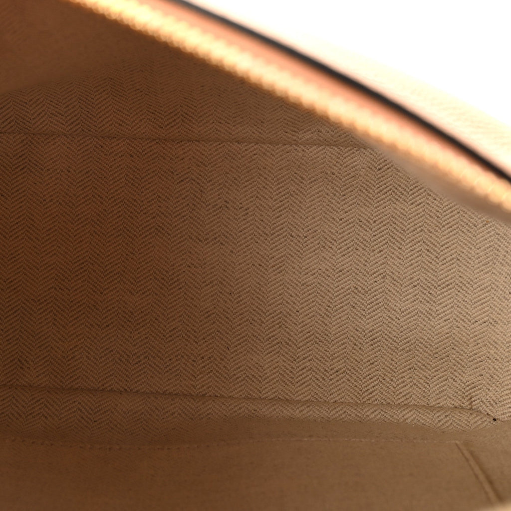 Grained Calfskin Small Puzzle Bag Tan
