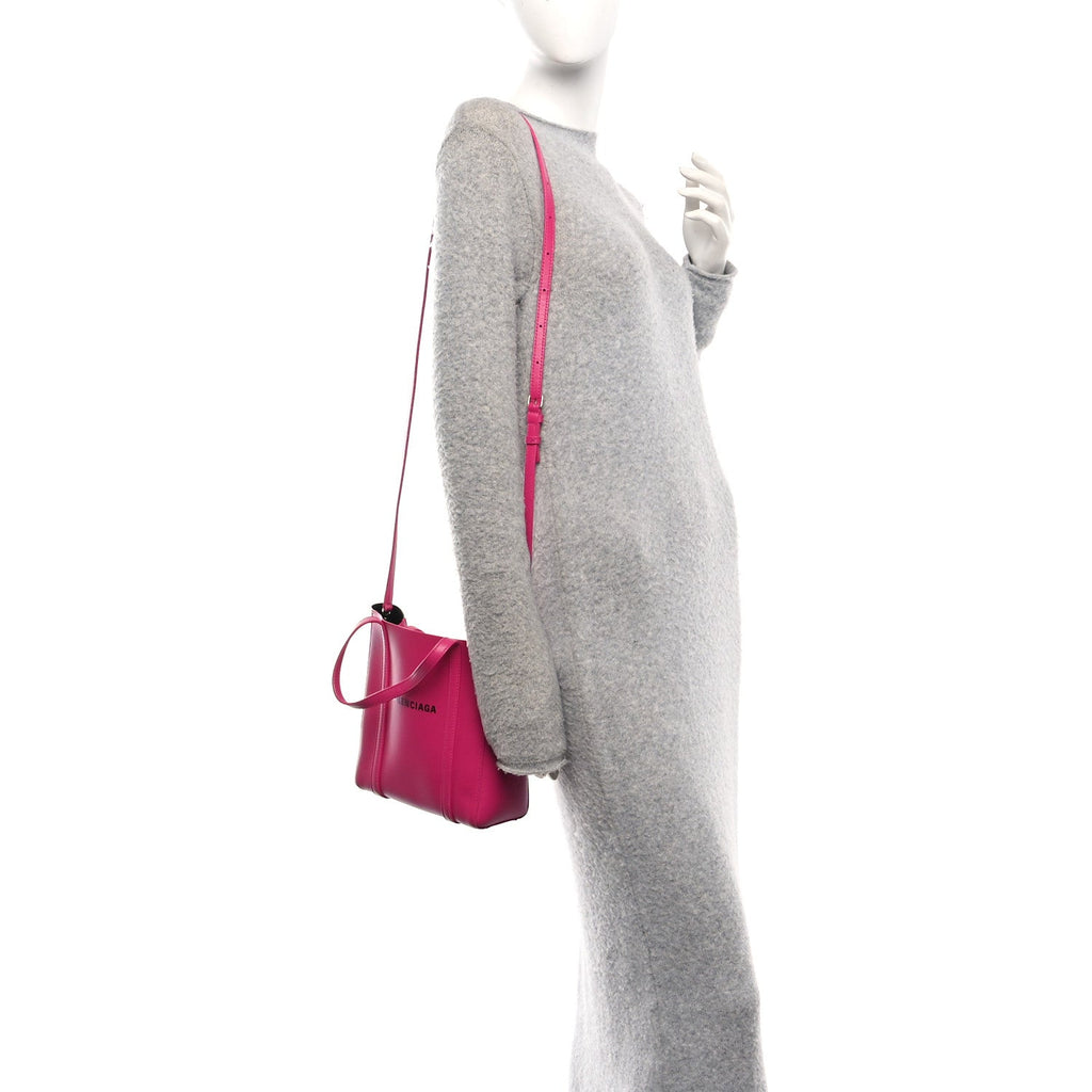 Calfskin XXS Everyday Tote Neon Pink