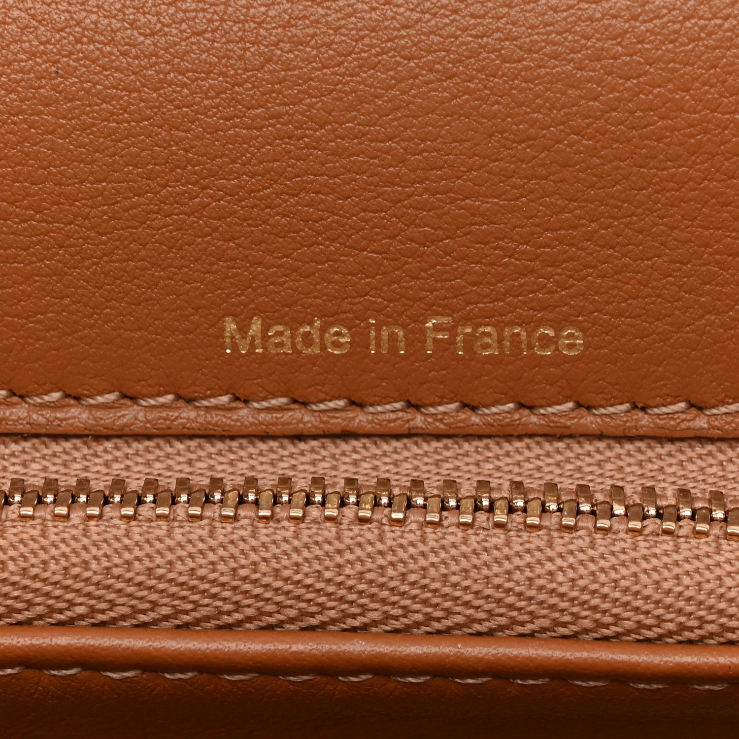 Calfskin MM Tempete Satchel Camel