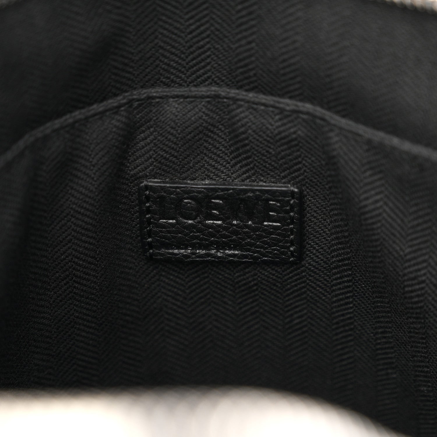 Grained Calfskin Military Backpack Black