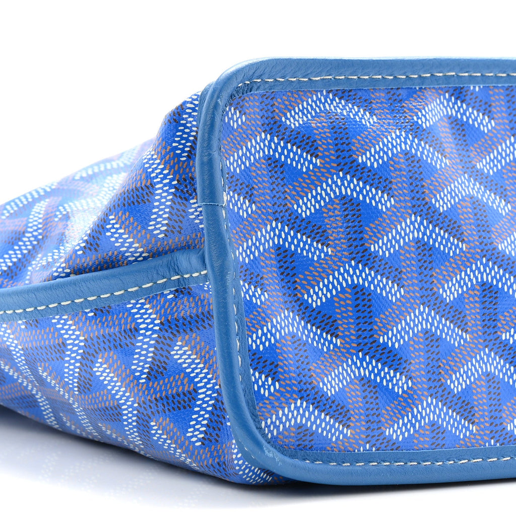 Goyardine Reversible Mini Anjou Sky Blue