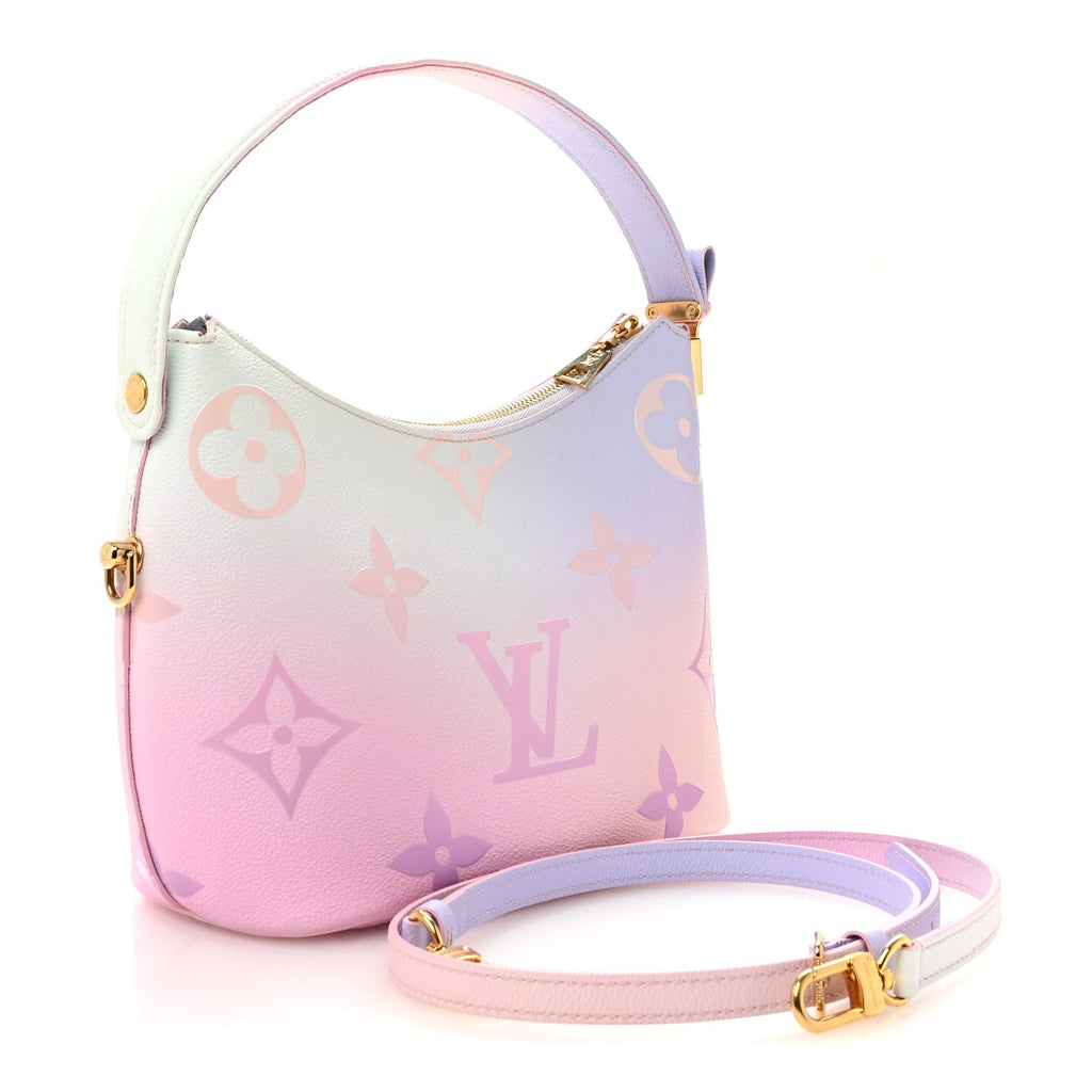 Monogram Giant Spring In The City Marshmallow Hobo PM Sunrise Pastel