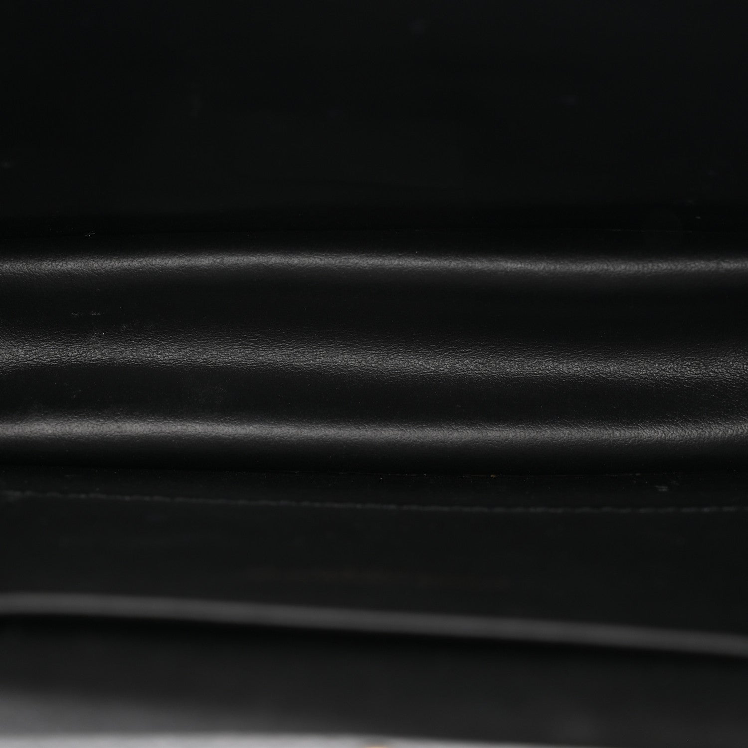 Smooth Calfskin Small Devotion Envelope Top Handle Bag Black